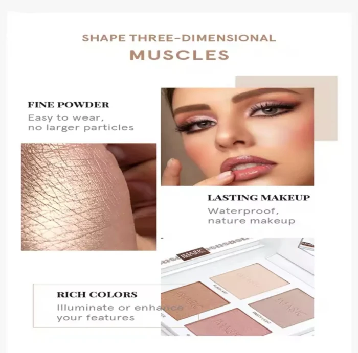 IMAGIC 4 COLOR HIGHLIGHTER  PALETTE - Image 4