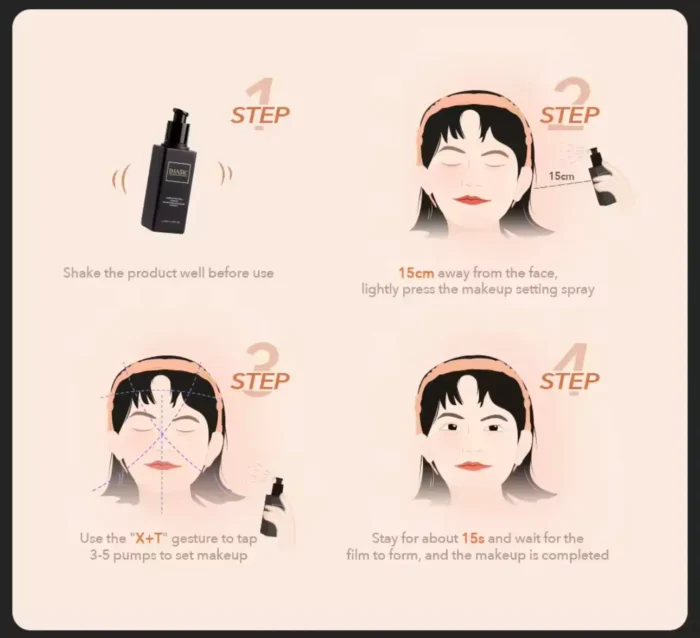 IMAGIC MAKEUP SETTING SPRAY -130ML - Image 7