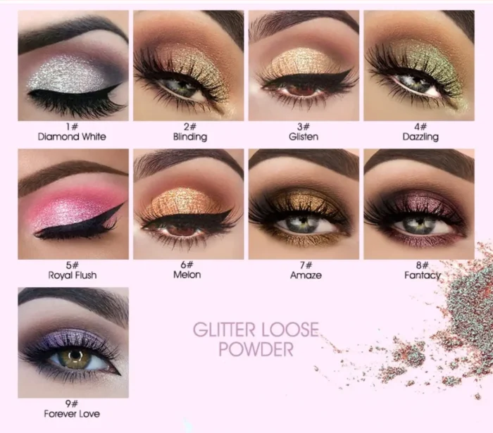 IMAGIC PIGMENT LOOSE POWDER EYESHADOW (9 SHADE) - Image 4