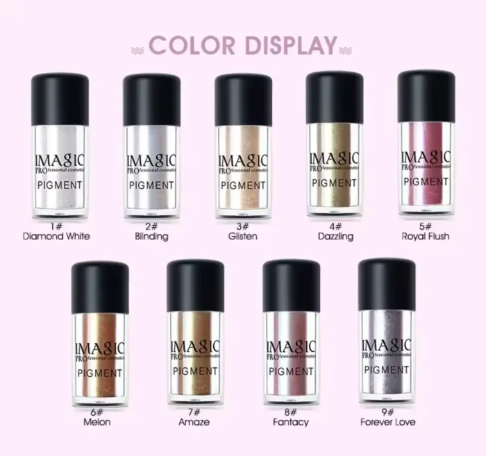 IMAGIC PIGMENT LOOSE POWDER EYESHADOW (9 SHADE) - Image 10