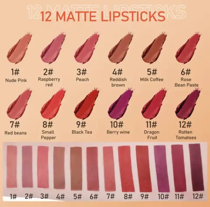 IMAGIC MATTE LIPSTICK (12 COLOUR) - Image 3