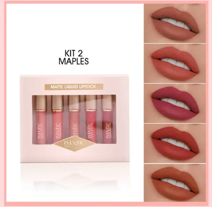 IMAGIC MATTE LIQUID LIPSTICK (KIT-2 MAPLES)
