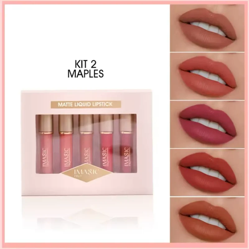 IMAGIC MATTE LIQUID LIPSTICK (KIT-2 MAPLES)