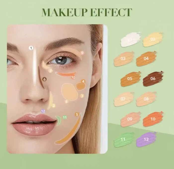 IMAGIC 12 COLOR CONCEALER PALETTE - Image 4