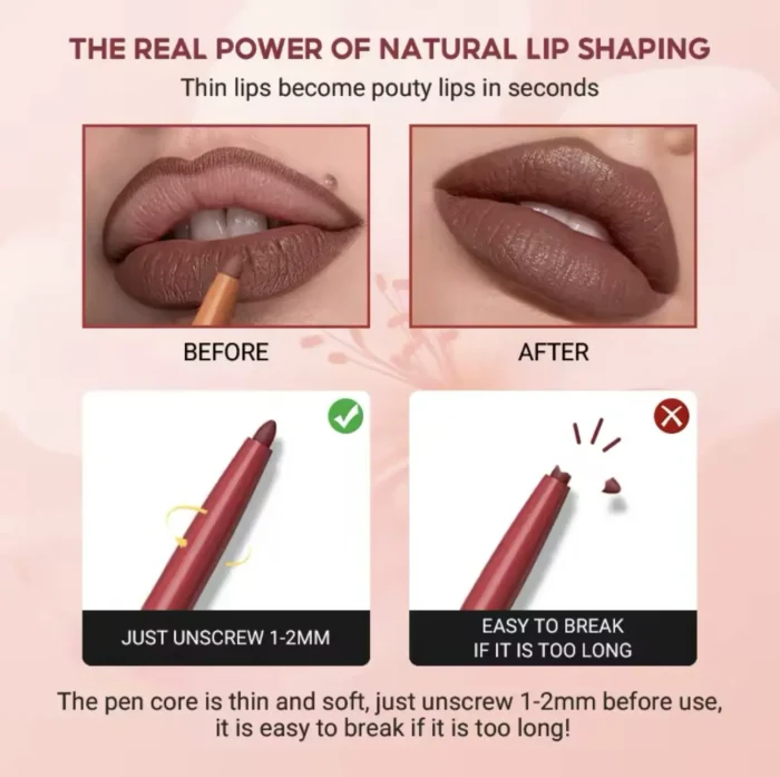 IMAGIC Lip Liner Pencil Set 6 Color/Set - Image 6