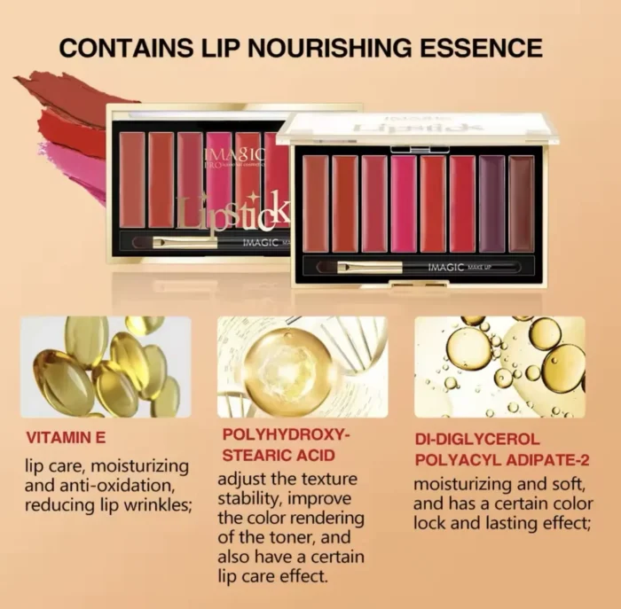 IMAGIC 8  MATTE LIPSTICK PALETTE - Image 7