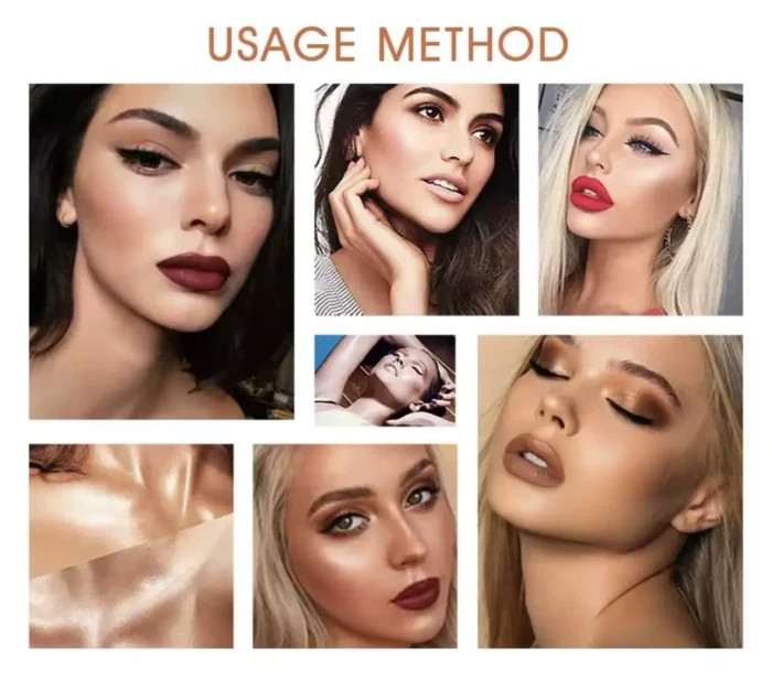 IMAGIC 6 in 1 HIGHLIGHT,BLUSH AND CONTOUR PALETTE - Image 6