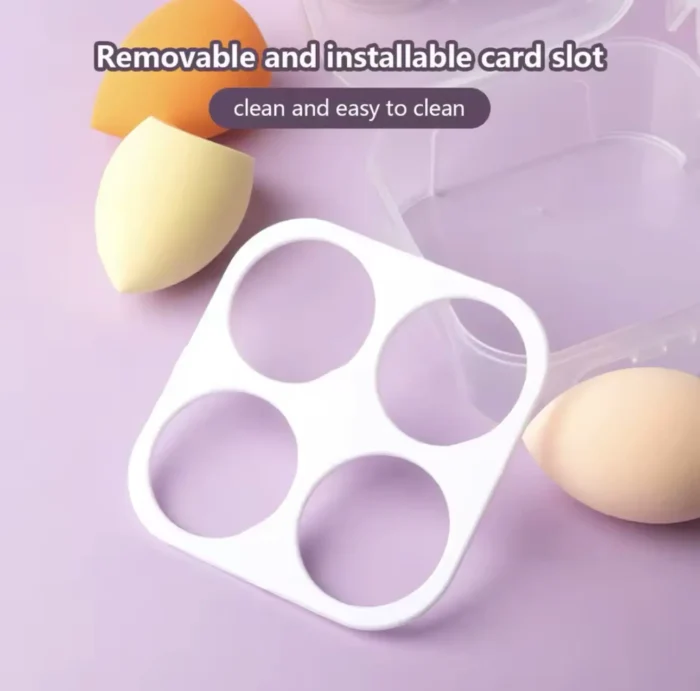 IMAGIC 4pcs/Set Makeup Sponge With Storage Box Soft Professional Puff - Image 4
