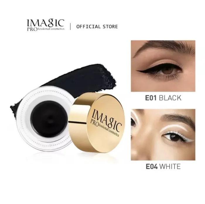 IMAGIC WHITE GEL EYELINER WITH BRUSH - Image 2