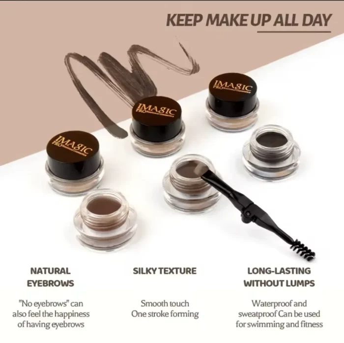 IMAGIC EYEBROW GEL WITH BRUSH (6 SHADE) - Image 6