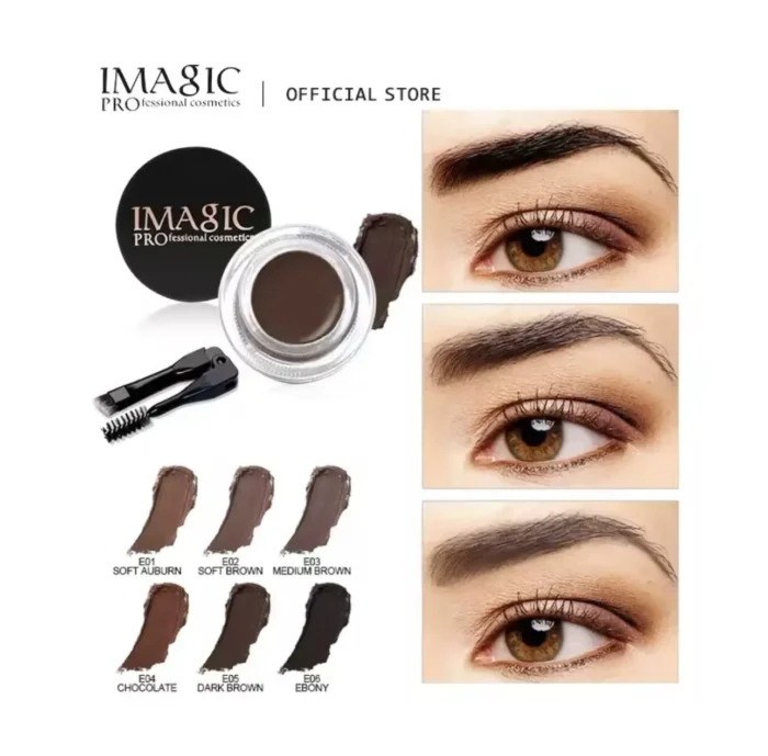 IMAGIC EYEBROW GEL WITH BRUSH (6 SHADE)