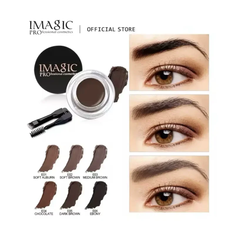 IMAGIC EYEBROW GEL WITH BRUSH (6 SHADE)