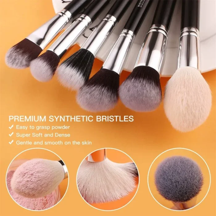 BEILI 20 PCS PROFESSIONAL MAKEUP BRUSH SET - Image 5